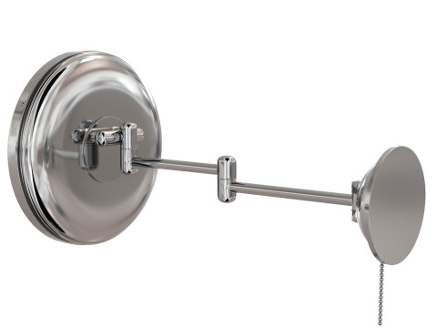 Waterworks Wall Mounted Magnifying and Illuminating LED Extension Mirror 3D 모델