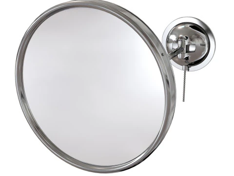 Waterworks Wall Mounted Magnifying and Illuminating LED Extension Mirror 3D Model