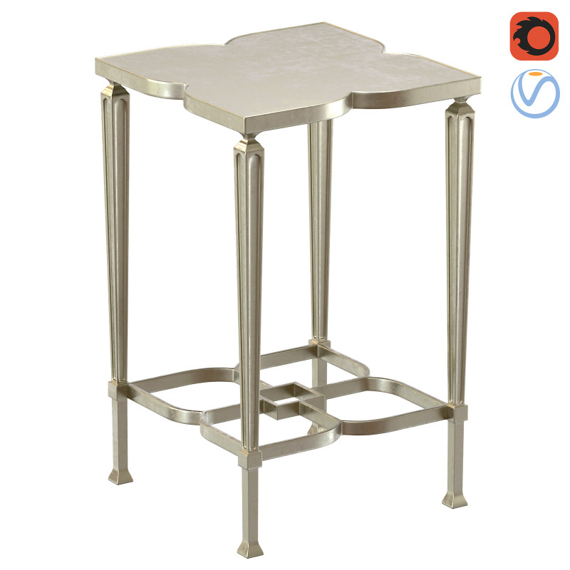 Lucky Charm caracole table metal frame 3D Model .c4d .max .obj .3ds .fbx .stl .blend 