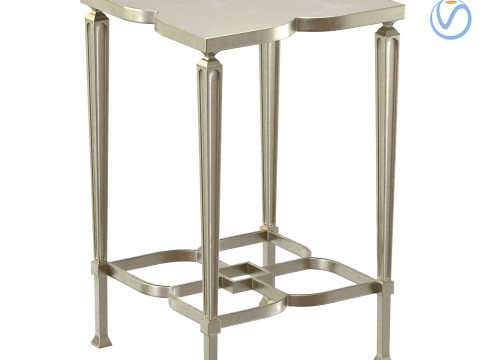 Lucky Charm caracole table metal frame 3D Model