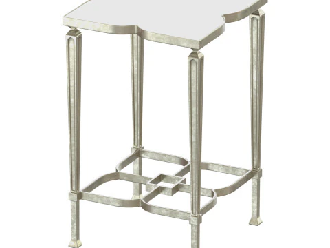 Lucky Charm caracole table metal frame 3D Model