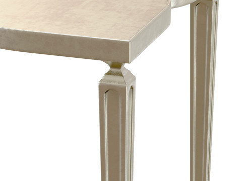 Lucky Charm caracole table metal frame 3D Model