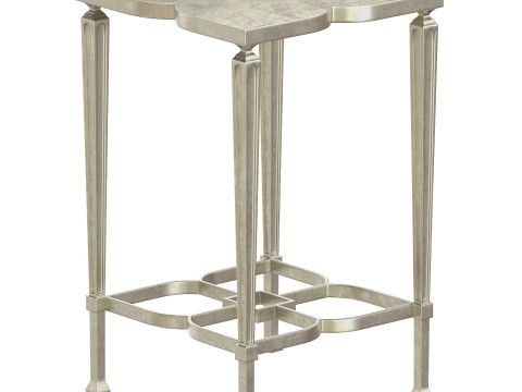 Lucky Charm caracole table metal frame 3D Model