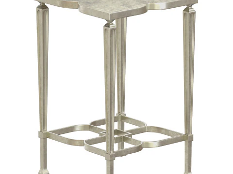 Lucky Charm caracole table metal frame 3D Model