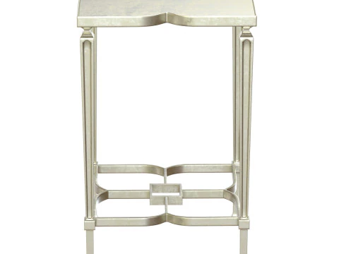 Lucky Charm caracole table metal frame 3D Model