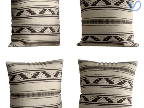 Poduszka podłogowa Kelim Egipt Model 3D