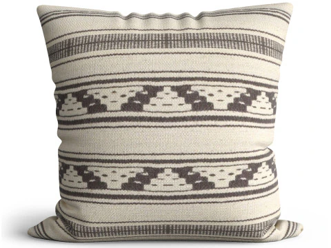 Kelim floor cushion Egypt 3D Model