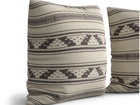 Kelim floor cushion Egypt 3D-Modell