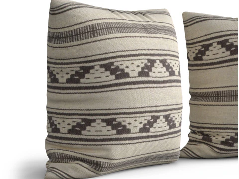 Kelim floor cushion Egypt 3D Model