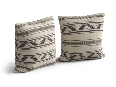 Kelim floor cushion Egypt 3D Model