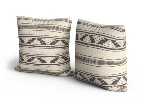 Kelim floor cushion Egypt 3D-Modell