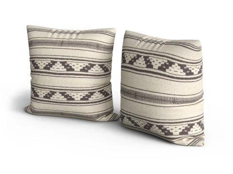 Kelim floor cushion Egypt 3D Model