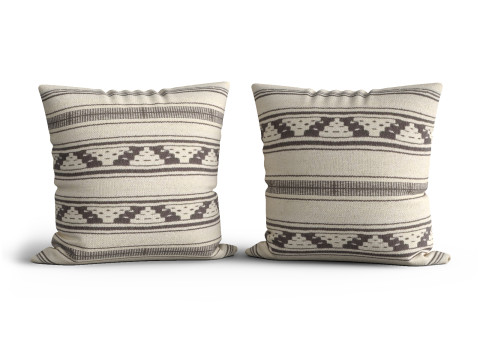 Kelim floor cushion Egypt 3D-Modell