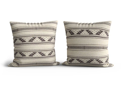 Kelim floor cushion Egypt 3D Model
