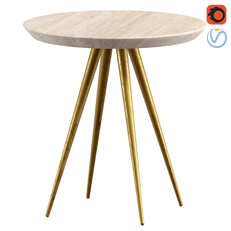 Eichholtz Side Table Ranco 3D मॉडल .c4d .max .obj .3ds .fbx .stl .blend 