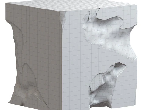 Accent Square Root Coffee Table 3D Model