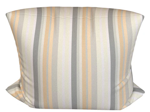 Capa de almofada em linho listrado Modelo 3D