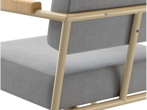 FEST Monday dining chair with arms 3D Model