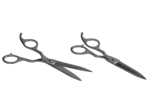 Kasho Metal Scissors for a hairstyle 3D Модель