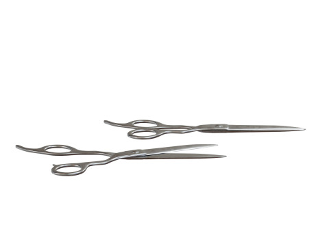 Kasho Metal Scissors for a hairstyle 3D Модель