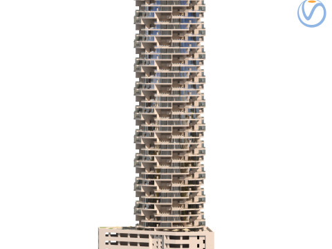 FIVE Jumeirah Village Hotel 3D Модель