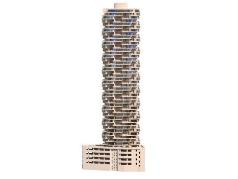 FIVE Jumeirah Village Hotel 3D Model