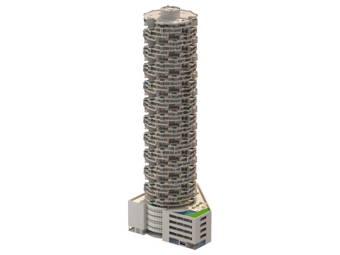 FIVE Jumeirah Village Hotel 3D Model