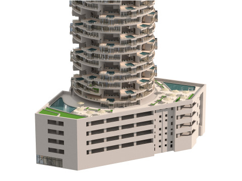 FIVE Jumeirah Village Hotel 3D Model