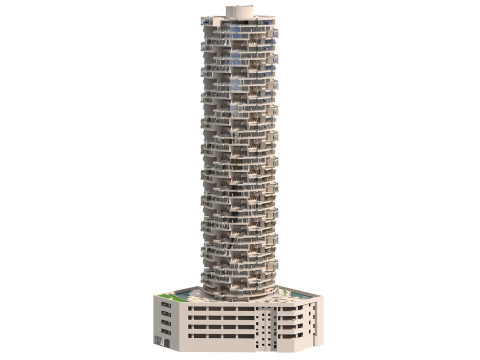 FIVE Jumeirah Village Hotel 3D Model