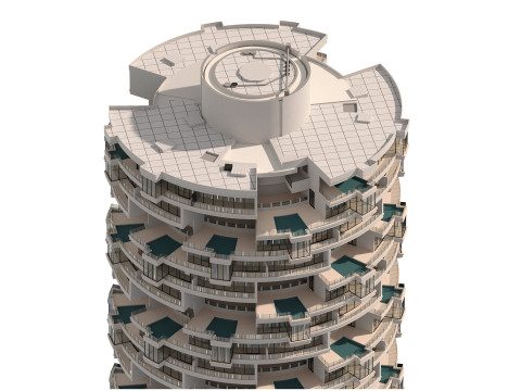 FIVE Jumeirah Village Hotel 3D Model