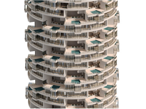 FIVE Jumeirah Village Hotel 3D Model