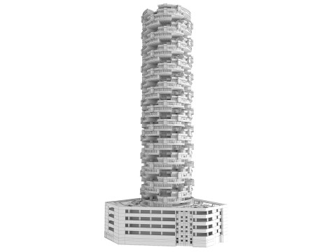 FIVE Jumeirah Village Hotel 3D Model