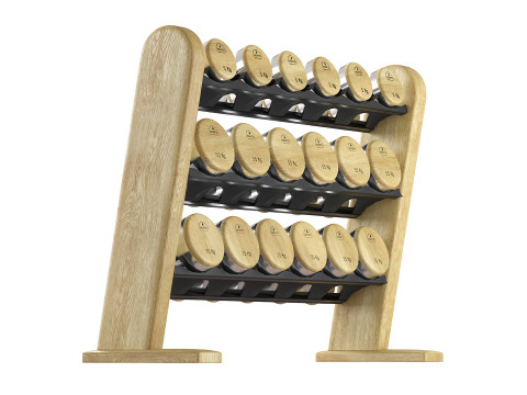 NOHrD DumbBells WeightBench Weight Rack 3D Model