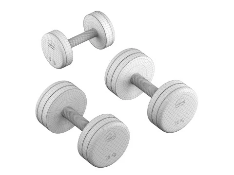 NOHrD DumbBells Weight 3D Model