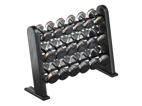 Portapesi per panca con manubri neri NOHrD Modello 3D