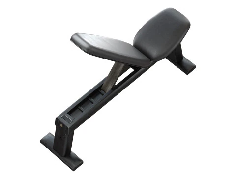 Portapesi per panca con manubri neri NOHrD Modello 3D