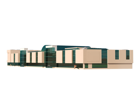 Shopping Circle Mall Jumeirah village dubai 3D 模型