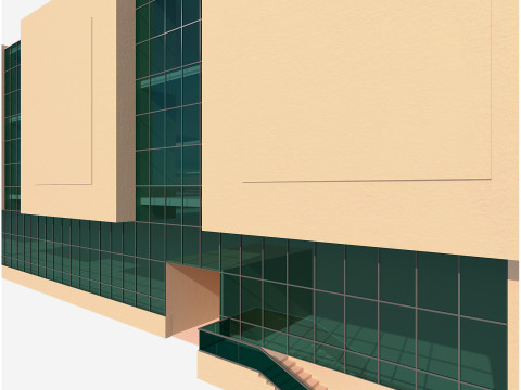 Shopping Circle Mall Jumeirah village dubai 3D 模型