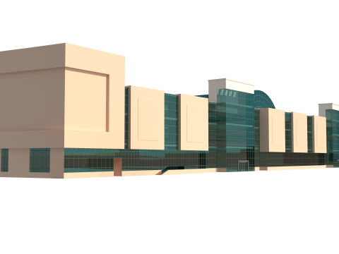 Shopping Circle Mall Jumeirah village dubai 3D 模型