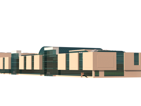 Shopping Circle Mall Jumeirah village dubai 3D 模型