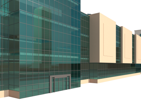Shopping Circle Mall Jumeirah village dubai 3D 模型