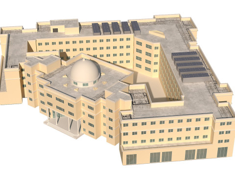 JSS International School Dubai Jumeirah Village 3D-Modell