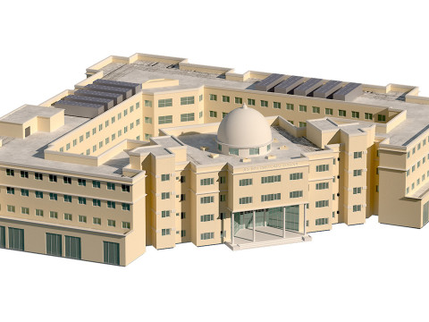 JSS International School Dubai Jumeirah Village 3D-Modell