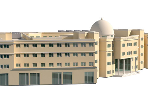 JSS International School Dubai Jumeirah Village 3D-Modell