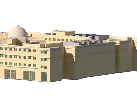 JSS International School Dubai Jumeirah Village 3D-Modell