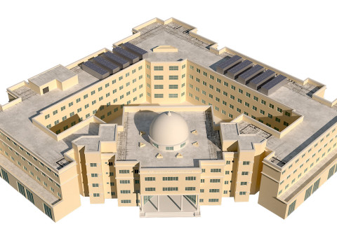 JSS International School Dubai Jumeirah Village 3D-Modell