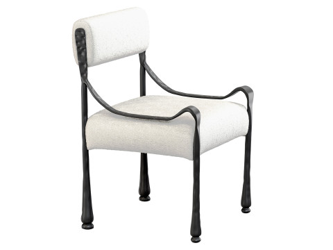 LOTUA CHAIR wrought iron 3D Модель