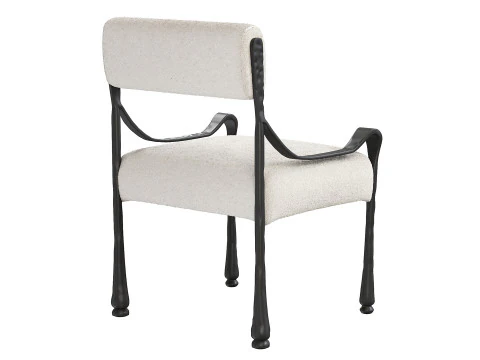 LOTUA CHAIR wrought iron 3D Model