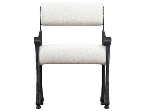 LOTUA CHAIR wrought iron 3D Model
