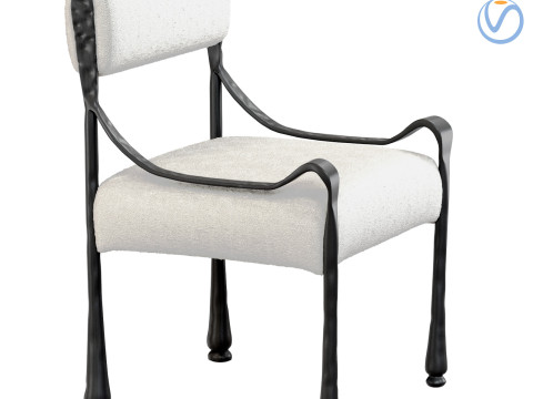 LOTUA CHAIR wrought iron 3D-Modell